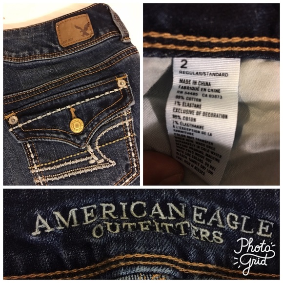 American Eagle Cut Shorts Size 2 - Picture 3 of 3